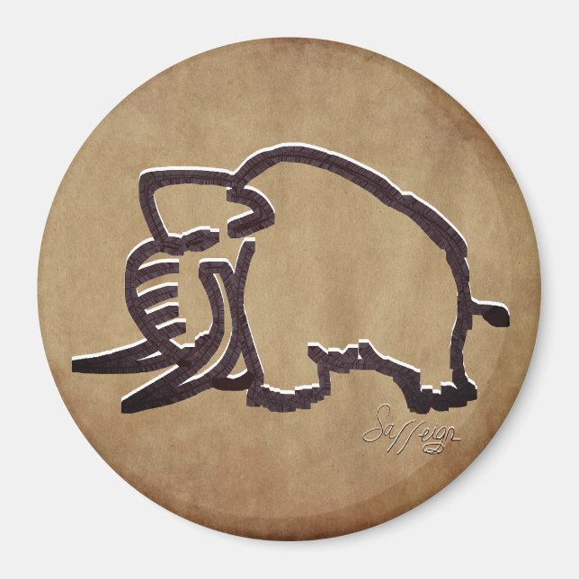 Charging Mammoth Magnet (Front)