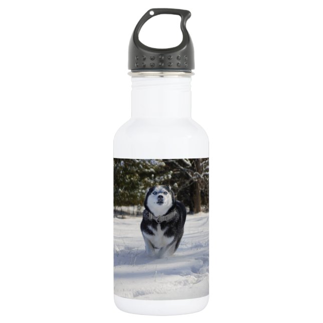 Charging Through Stainless Steel Water Bottle (Front)