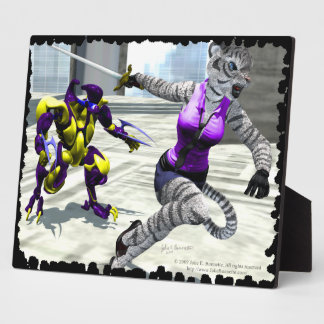 Charging Tigress Plaque