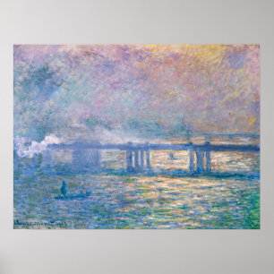 Charing Cross Bridge by Claude Monet Poster