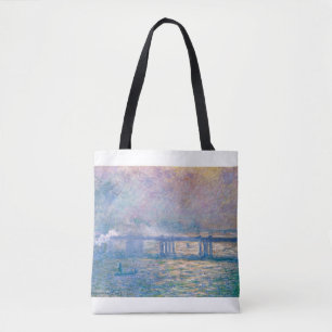 Charing Cross Bridge by Claude Monet Tote Bag