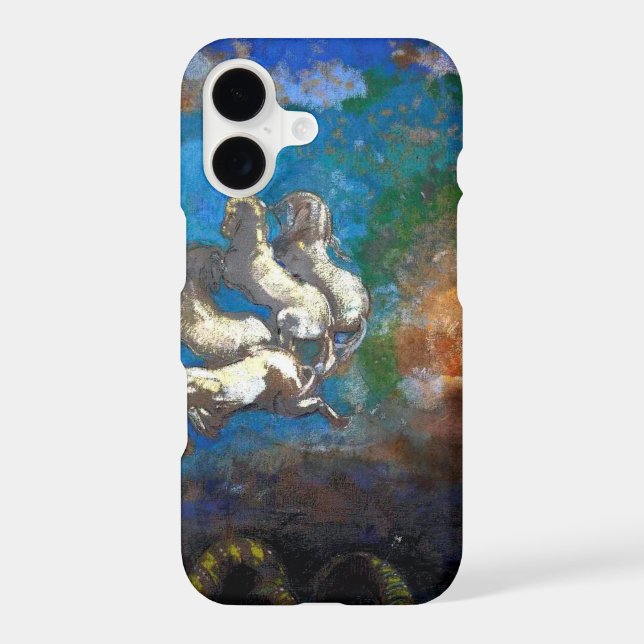 Chariot of Apollo, Redon Case-Mate iPhone Case (Back)