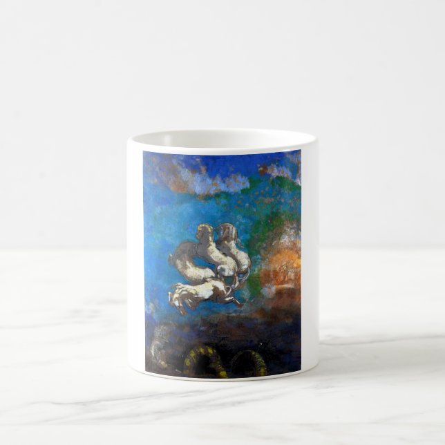 Chariot of Apollo, Redon Coffee Mug (Center)