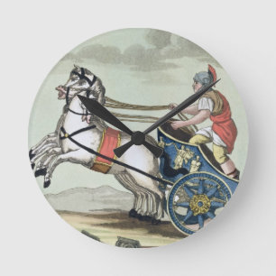 Charioteer, from 'L'Antica Roma', 1825 (colour lit Round Clock
