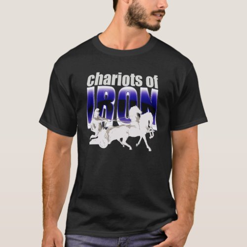 Chariots of Iron _ Logo _ Black T_Shirt