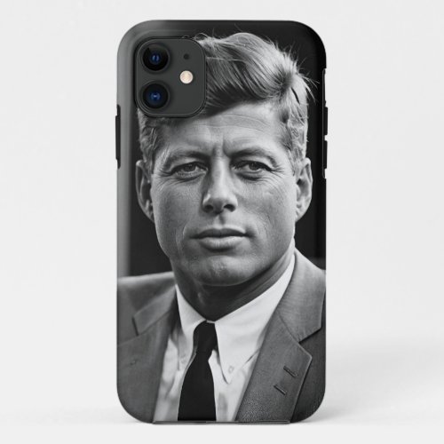 Charismatic and Exuding Figure John F Kennedy iPhone 11 Case