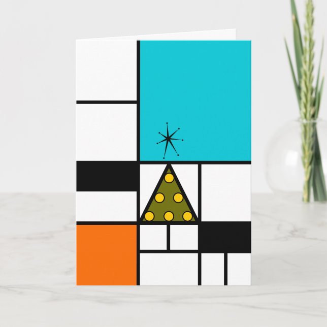 Charistmas - Modern Art Holiday Card (Front)