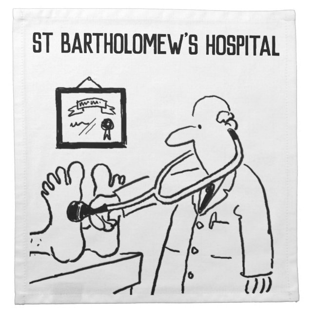 Charity Fund Raiser Gift Item Cloth Napkin (Front)