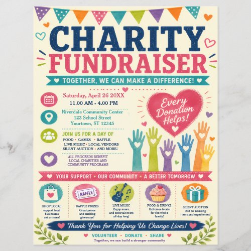 Charity Fundraiser Flyer