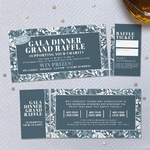 Charity Gala fundraiser teal sponsored prize Raffle Tickets