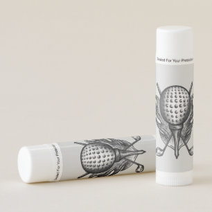 Charity Golf Tournament Ball Tee Clubs Course Lip Balm
