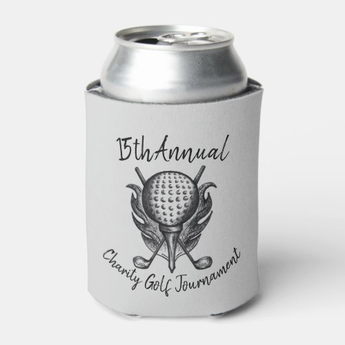 Charity Golf Tournament Sporting Event Ball Clubs Can Cooler
