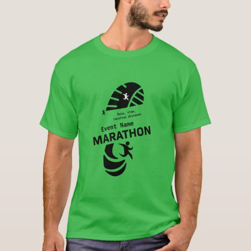 Charity marathon promotional event merch   banner T_Shirt