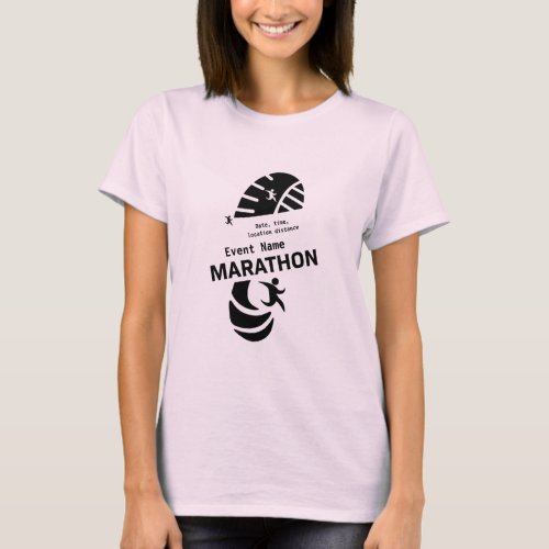 Charity marathon promotional event merch   T_Shirt