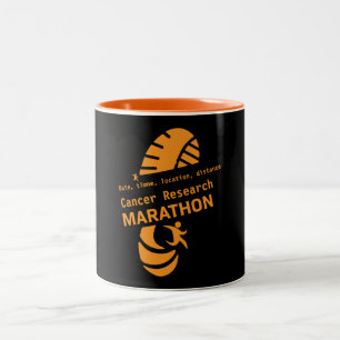 Charity marathon promotional event merchandize  Two-Tone coffee mug