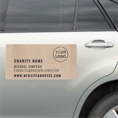 Charity Organization Logo Organizer Car Magnet