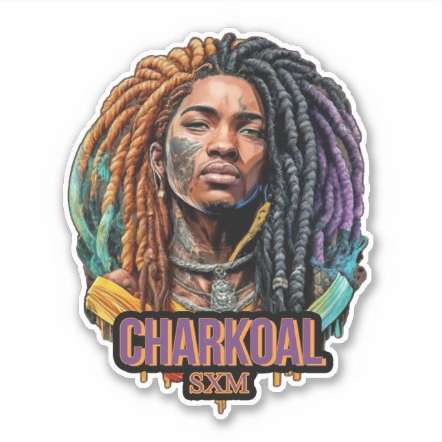 charkoal3 V2082 trim Sticker (Front)