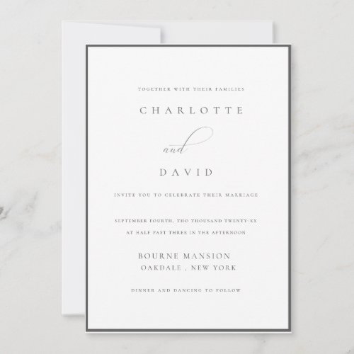 CharlBGrey  Invite You To Celebrate  Wedd