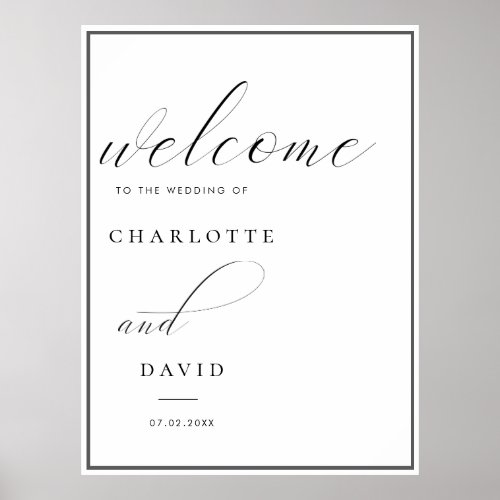 Charl BWedd Greeting Welcome Poster Large Matte