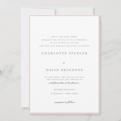 CharlFGreyStep_Parent and Deceased Parent Wedd Invitation