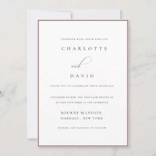 CharlJ Black  Invite You To Celebrate  Wedd 
