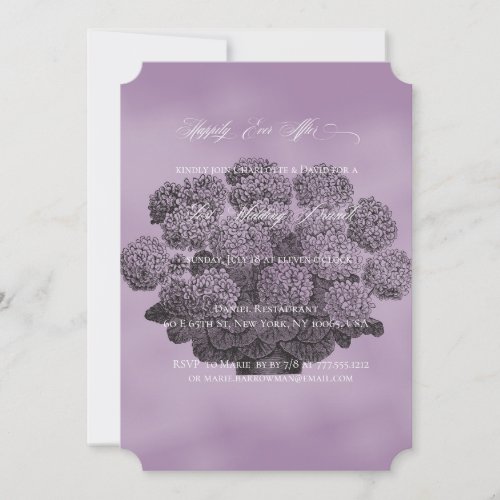 CharlPlum Happily Ever After Post Wedding Brunch Invitation