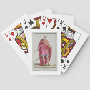 Charlemagne (742-814) from 'Collection of Prints, Poker Cards