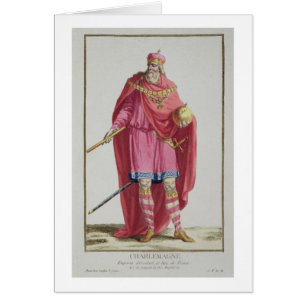 Charlemagne (742-814) from 'Receuil des Estampes, Cards