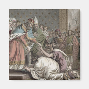 Charlemagne (742-814) Receives the Ambassadors fro Magnet