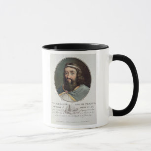 Charlemagne (747-814), King of France, engraved by Mug