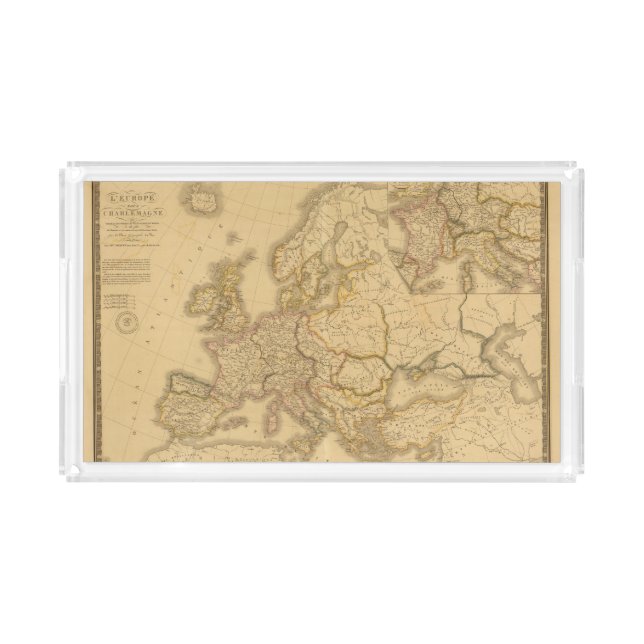 Charlemagne Empire Acrylic Tray (Front)