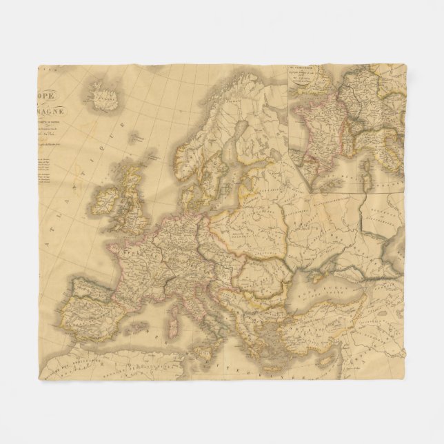 Charlemagne Empire Fleece Blanket (Front (Horizontal))