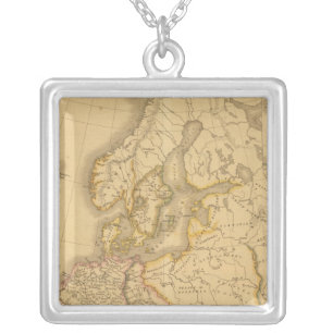 Charlemagne Empire Silver Plated Necklace