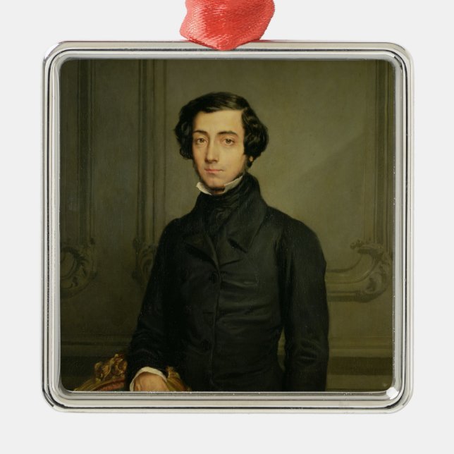 Charles-Alexis-Henri Clerel de Tocqueville  1850 Metal Ornament (Front)