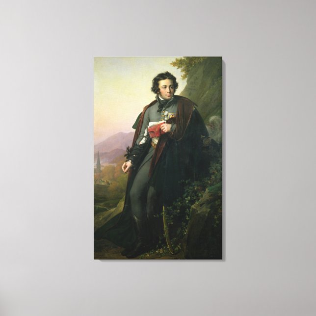 Charles-Artus de Bonchamps  1824 Canvas Print (Front)