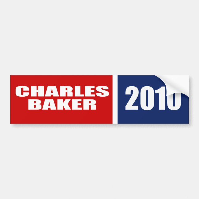 CHARLES BAKER FOR GOVERNOR BUMPER STICKER (Front)
