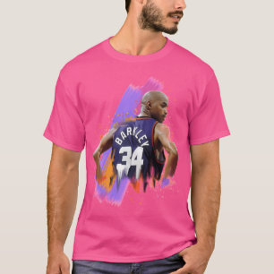 Charles Barkley Basketball Thirty Four Back Side T-Shirt