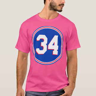 Charles Barkley Number 34 Jersey Philadelphia 76Er T-Shirt