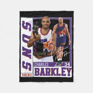 Charles Barkley The Chuck Basketball Legend Signat Fleece Blanket