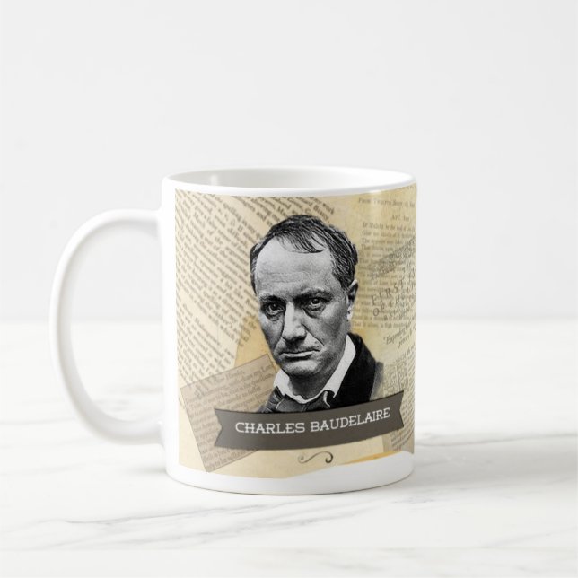 Charles Baudelaire Historical Mug (Left)