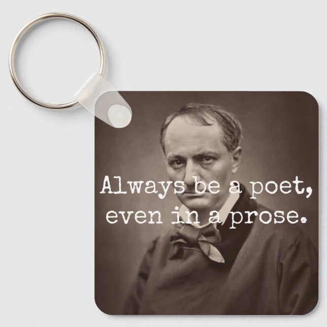 Charles Baudelaire Keychain (Front)