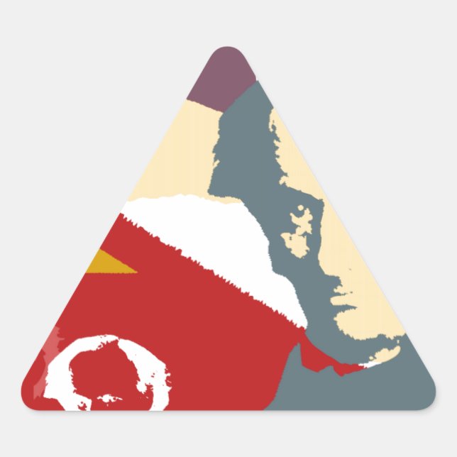 Charles BAUDELAIRE Triangle Sticker (Front)