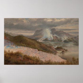 Charles Blomfield - Pink Terraces Poster by niceartpaintings at Zazzle