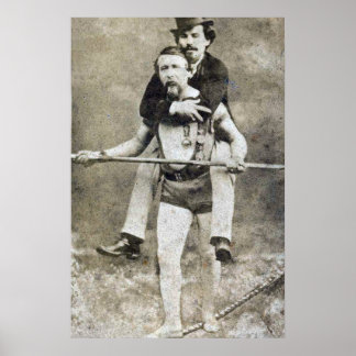 Charles Blondin – Acrobat Poster