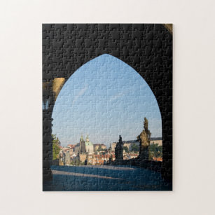 Charles bridge and Prague castle, Czech R. Jigsaw Puzzle