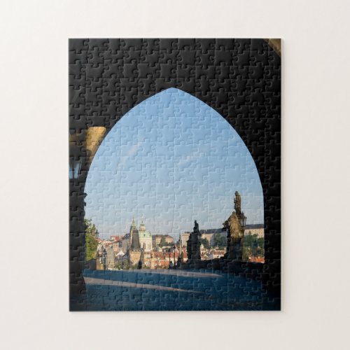 Charles bridge and Prague castle Czech R Jigsaw Puzzle