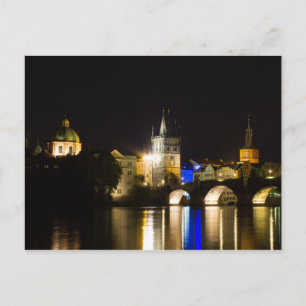 Charles Bridge and River Vltava Postcard