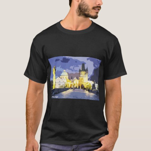 Charles Bridge in Prague T_Shirt
