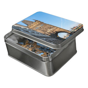 Charles bridge old tower & Prague castle Jigsaw Puzzle