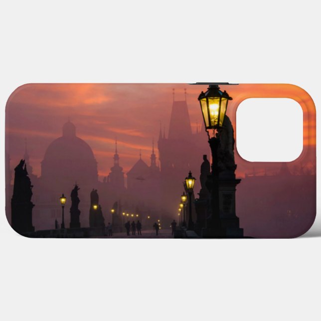 Charles Bridge Prague Case-Mate iPhone Case (Back (Horizontal))